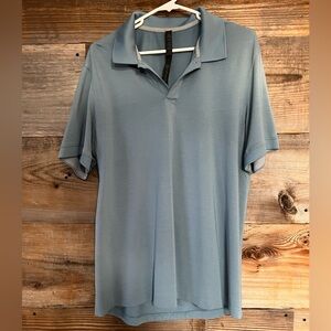 lululemon athletica Light Blue Polo Shirt